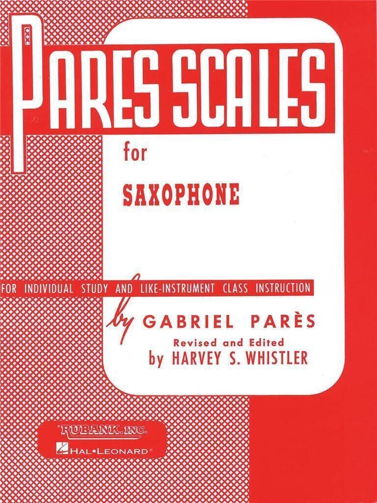 Note Rubank Publications Pares: Scales For Saxophone Note