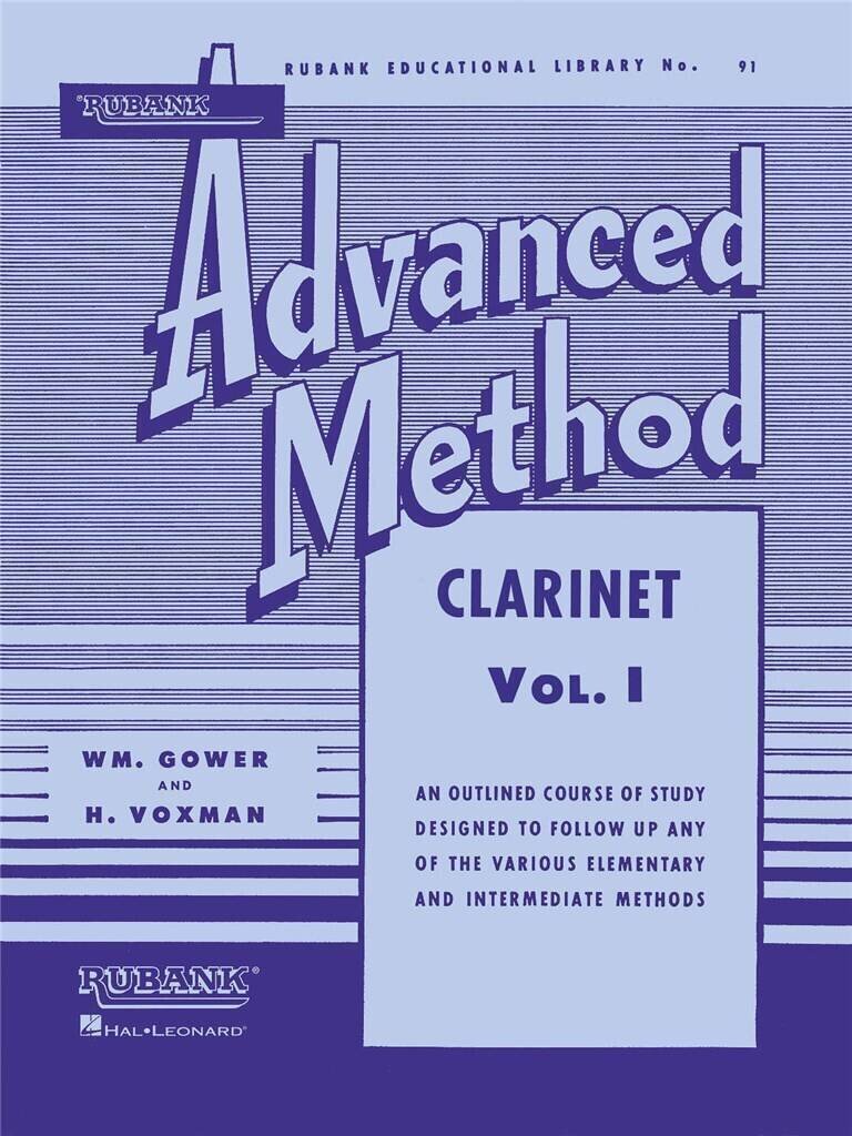 Note Rubank Publications Rubank Advanced Method - Clarinet Vol. 1 Note