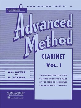 Note Rubank Publications Rubank Advanced Method - Clarinet Vol. 1 Note - 1
