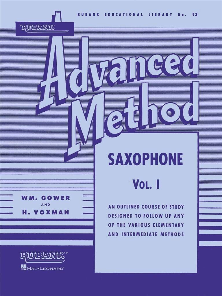 Sheet Music Rubank Publications Rubank Advanced Method - Saxophone Vol. 1 Sheet Music