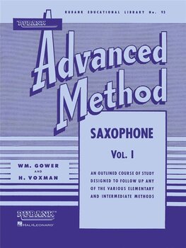 Sheet Music Rubank Publications Rubank Advanced Method - Saxophone Vol. 1 Sheet Music - 1