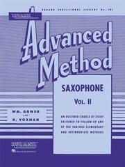 Notis Rubank Publications Rubank Advanced Method - Saxophone Vol. 2 Notis