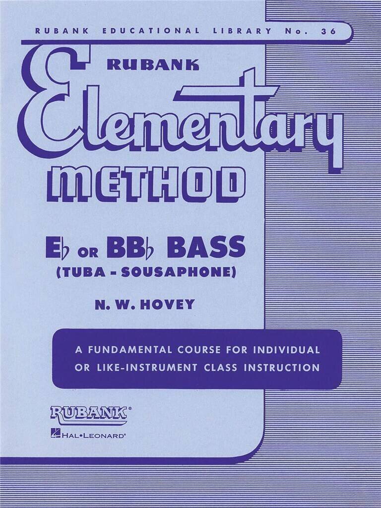 Note Rubank Publications Rubank Elementary Method - Bass/Tuba (B.C.) Note