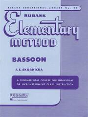 Noten Rubank Publications Rubank Elementary Method - Bassoon Noten