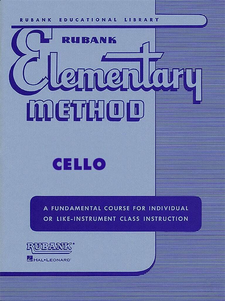 Note Rubank Publications Rubank Elementary Method - Cello Note