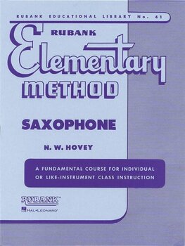 Note Rubank Publications Rubank Elementary Method - Saxophone Note - 1
