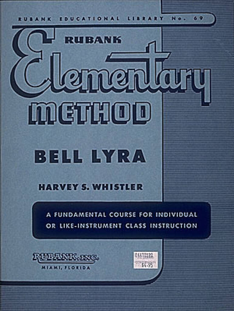 Sheet Music Rubank Publications Rubank Elementary Method - Bell Lyra Sheet Music