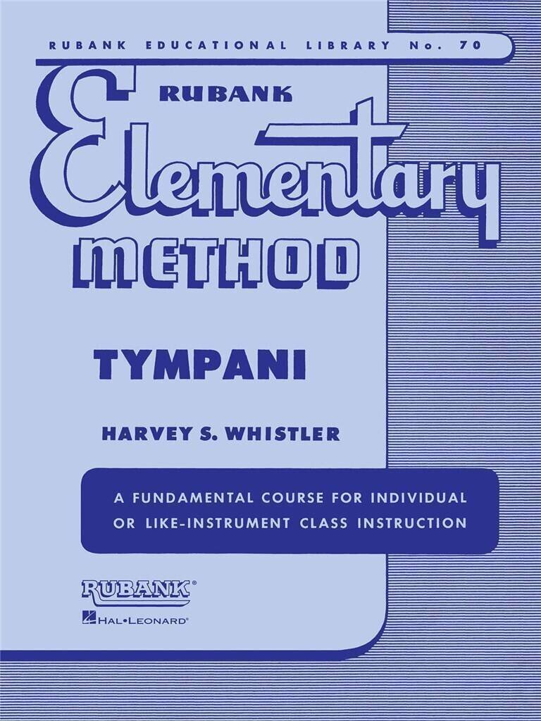 Note Rubank Publications Rubank Elementary Method - Timpani Note