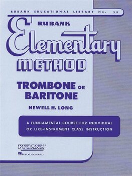 Note Rubank Publications Rubank Elementary Method - Trombone or Baritone Note - 1