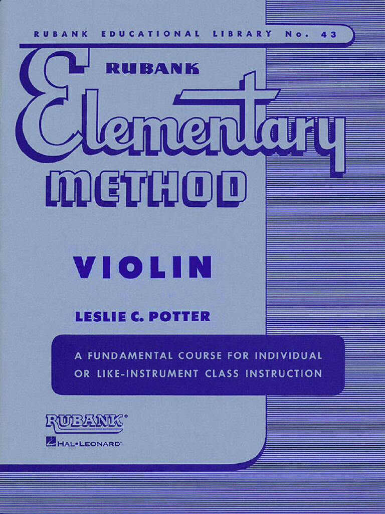 Note Rubank Publications Rubank Elementary Method - Violin Note