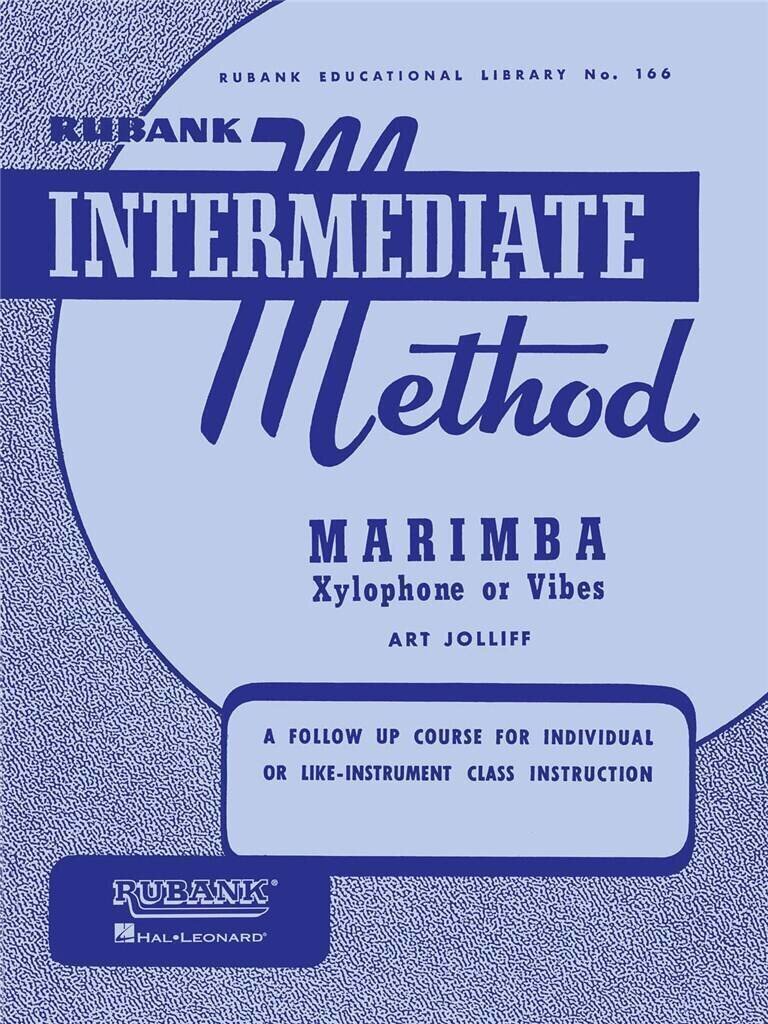 Sheet Music Rubank Publications Rubank Intermediate Method - Marimba Sheet Music