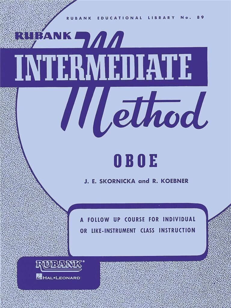 Sheet Music Rubank Publications Rubank Intermediate Method - Oboe Sheet Music