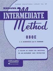 Note Rubank Publications Rubank Intermediate Method - Oboe Note