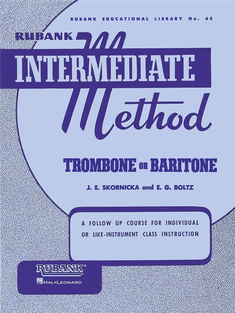Note Rubank Publications Rubank Intermediate Method - Trombone or Baritone Note