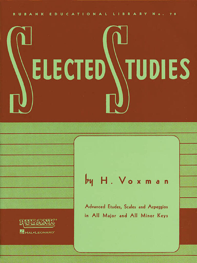 Sheet Music Rubank Publications Selected Studies Clarinet Sheet Music
