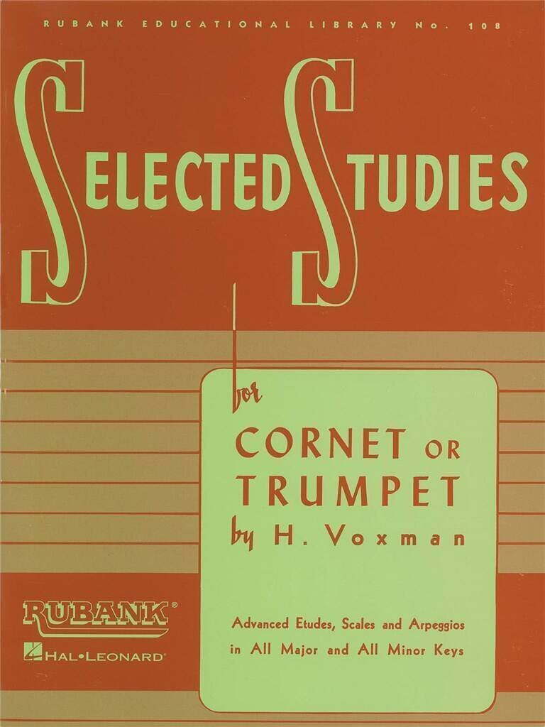 Sheet Music Rubank Publications Selected Studies Trumpet Sheet Music