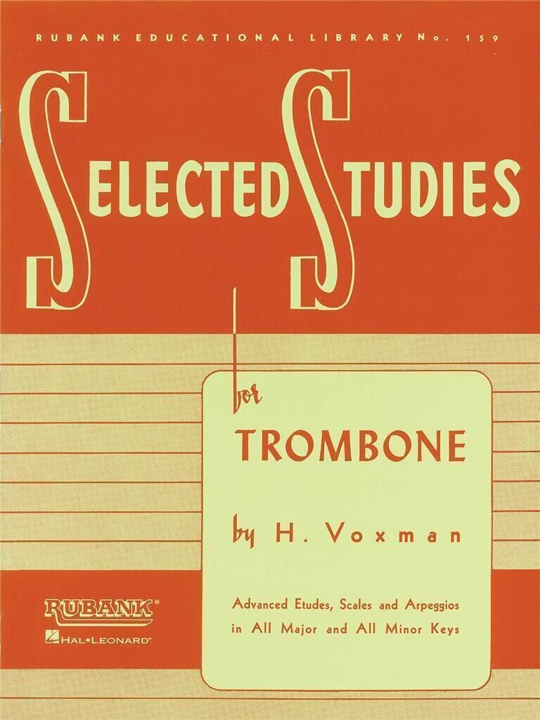 Note Rubank Publications Selected Studies Trombone BC Note
