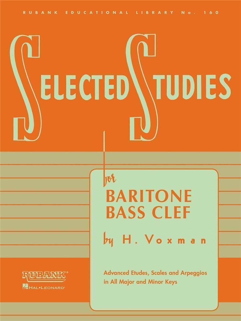 Note Rubank Publications Selected Studies Baritone or Euphonium BC in C Note