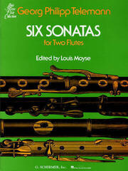 Notis G. Schirmer Six Sonatas for Two Flutes Woodwind Solo Notis