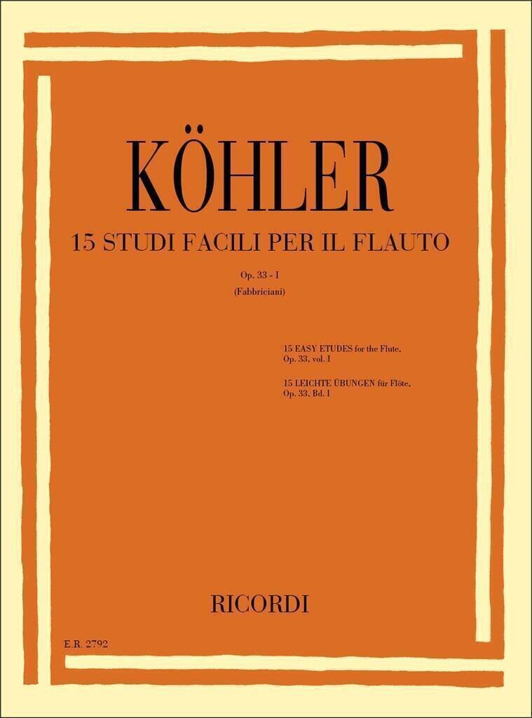 Sheet Music Ricordi Studi Op. 33 - Vol I Sheet Music