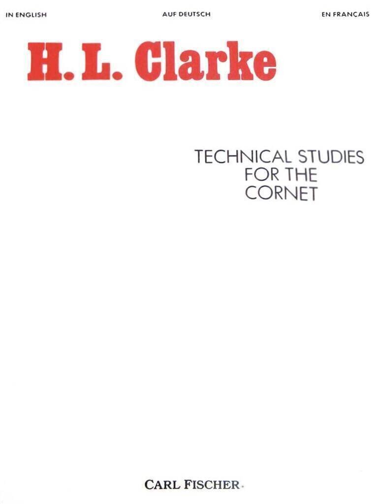 Note Carl Fischer Technical Studies for the Cornet Note
