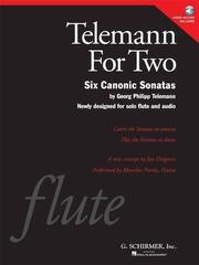 Note G. Schirmer Telemann for Two (Audio Online) Note