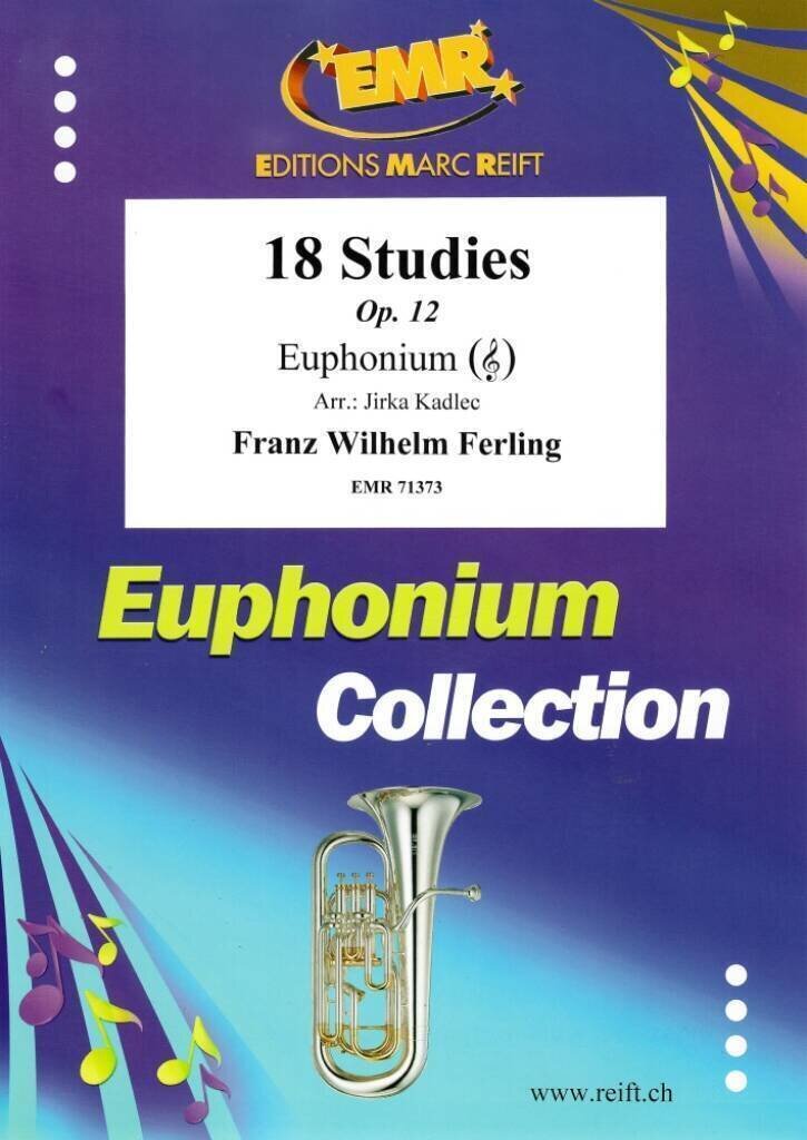 Note Editions Marc Reift 18 Studies Euphonium TC Note