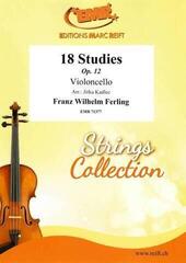 Note Editions Marc Reift 18 Studies Cello Note