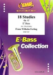 Note Editions Marc Reift 18 Studies Bass in Eb Note