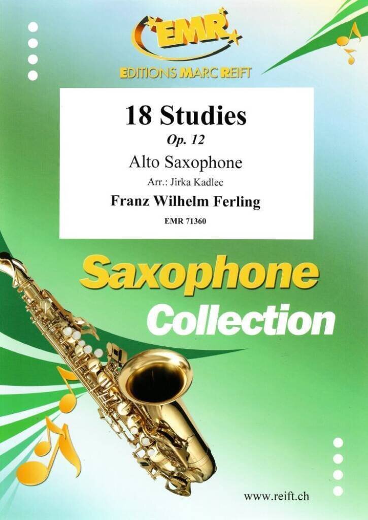 Note Editions Marc Reift 18 Studies Alto Saxophone Note
