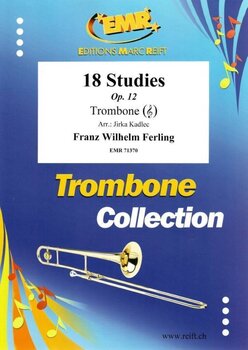 Sheet Music Editions Marc Reift 18 Studies Trombone TC Sheet Music - 1