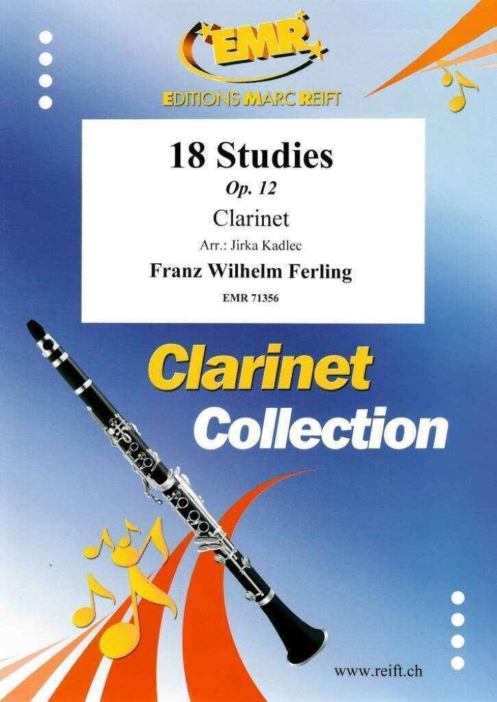 Note Editions Marc Reift 18 Studies Clarinet Note
