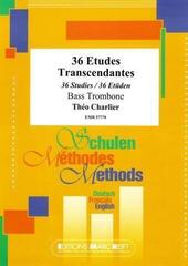 Noter Editions Marc Reift 36 Etudes Transcendantes Bass Trombone Noter