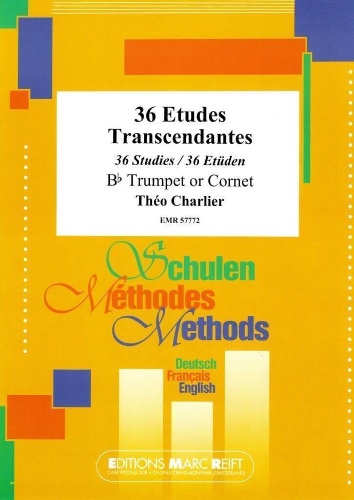 Sheet Music Editions Marc Reift 36 Etudes Transcendantes Trumpet Sheet Music