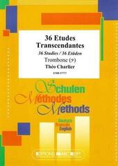 Noter Editions Marc Reift 36 Etudes Transcendantes Trombone BC Noter