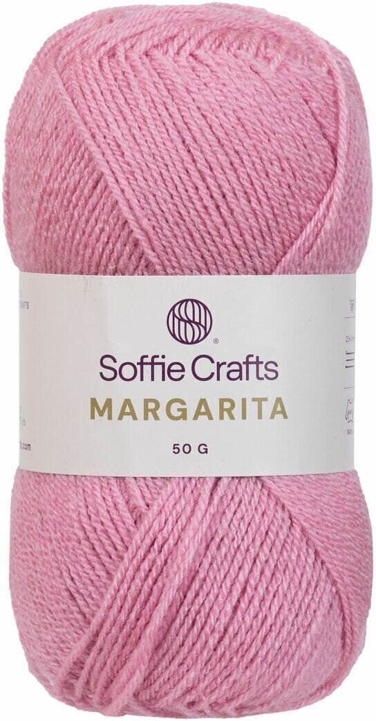 Fil à tricoter Soffie Crafts Margarita 00578 Rose Fil à tricoter