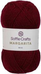 Fil à tricoter Soffie Crafts Margarita 00534 Dark Red Fil à tricoter