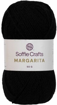 Fil à tricoter Soffie Crafts Margarita 00217 Black Fil à tricoter - 1
