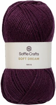 Fil à tricoter Soffie Crafts Soft Dream 00005 Grape Fil à tricoter - 1