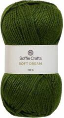 Fil à tricoter Soffie Crafts Soft Dream 00011 Dark Green Fil à tricoter