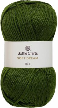 Strikkegarn Soffie Crafts Soft Dream 00011 Dark Green Strikkegarn - 1