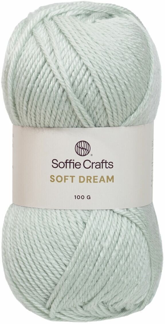 Fil à tricoter Soffie Crafts Soft Dream 08359 Mint Fil à tricoter