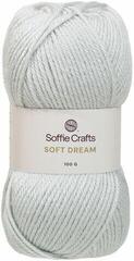 Fil à tricoter Soffie Crafts Soft Dream 08323 Silver Fil à tricoter