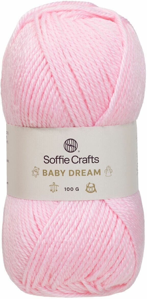 Fil à tricoter Soffie Crafts Baby Dream 00003 Light Pink Fil à tricoter
