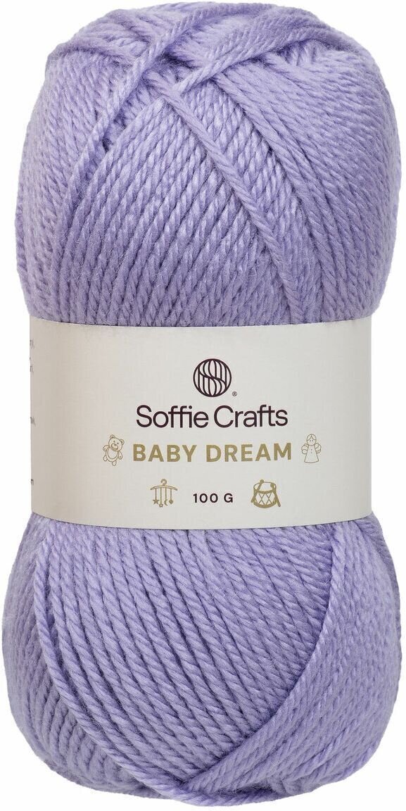 Fil à tricoter Soffie Crafts Baby Dream 00005 Light Lavender Fil à tricoter