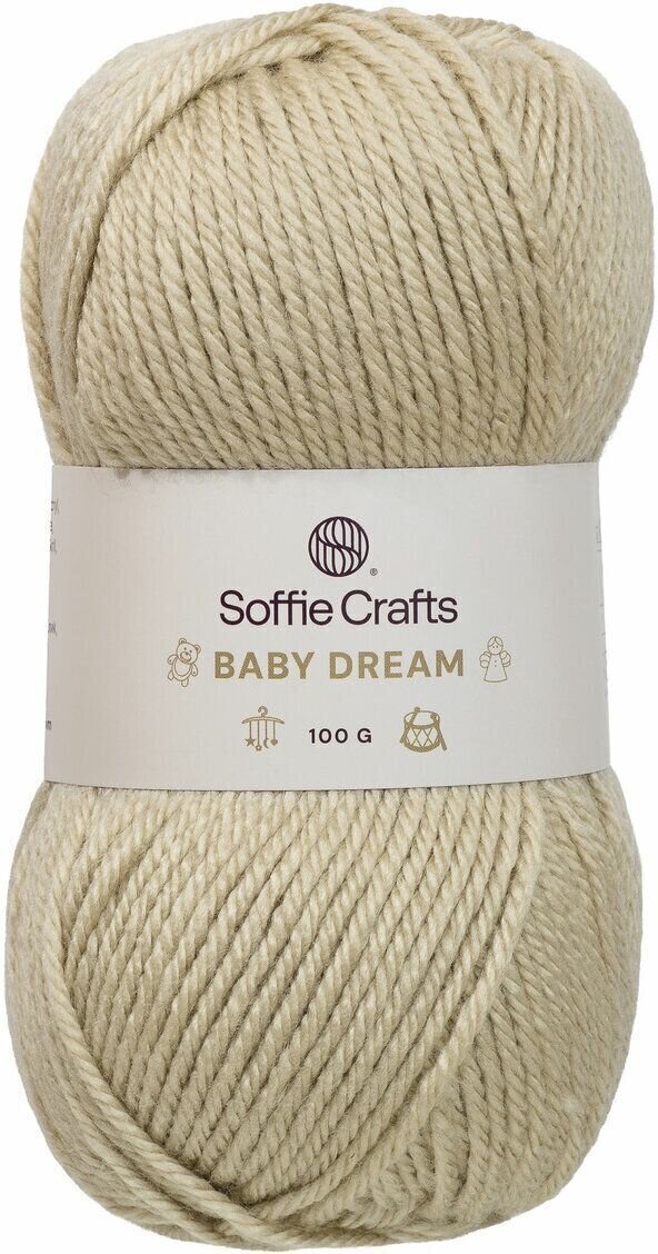 Fil à tricoter inci Baby Dream 00006 Light Beige Fil à tricoter