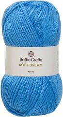 Knitting Yarn Soffie Crafts Soft Dream 08259 Iris Blue Knitting Yarn