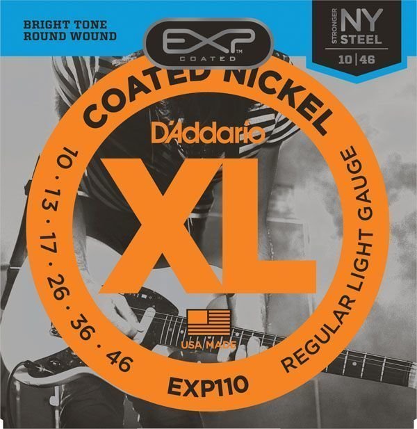 E-guitar strings D'Addario EXP110