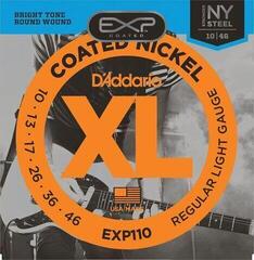 Χορδές για Ηλεκτρική Κιθάρα D'Addario EXP110 Χορδές για Ηλεκτρική Κιθάρα
