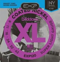 Cuerdas para guitarra eléctrica D'Addario EXP120 Cuerdas para guitarra eléctrica